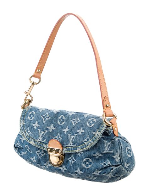 louis vuitton mini pleaty denim|mini pleaty monogram denim bag.